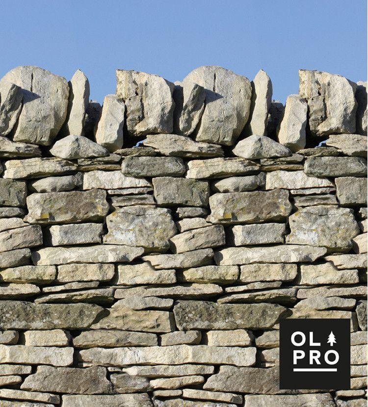 OLPRO Stone Wall 5 Pole Wooden Windbreak 4/4