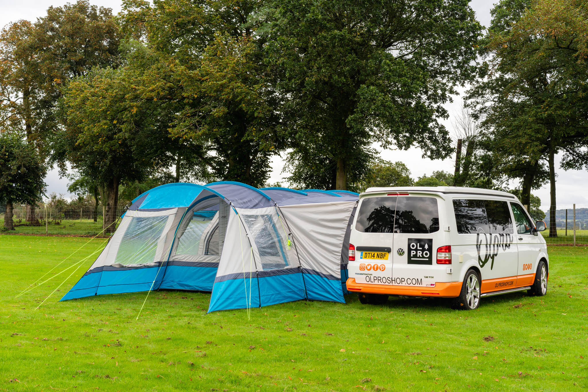 OLPRO The Cocoon - Poled Campervan Awning 4/7