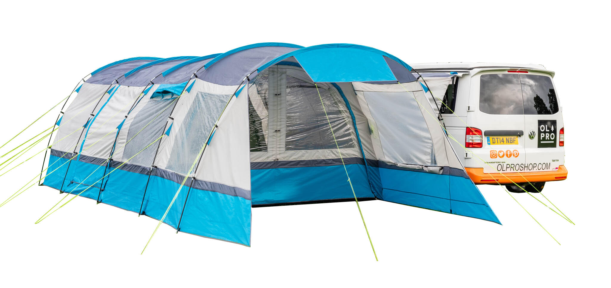 OLPRO The Cocoon - Poled Campervan Awning 2/7