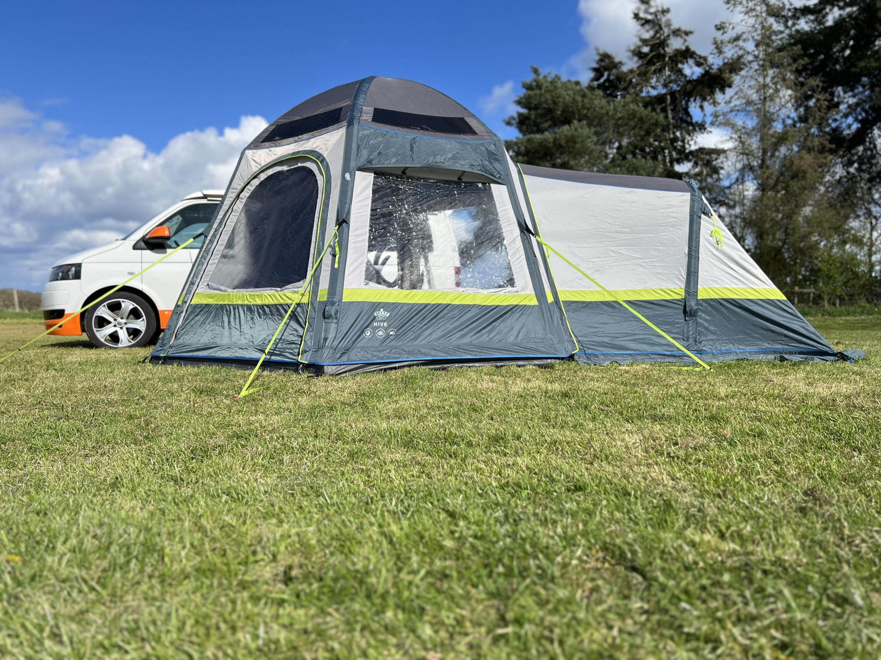 OLPRO Hive Breeze - Inflatable Campervan Awning (With Sleeping Pod) 4/7
