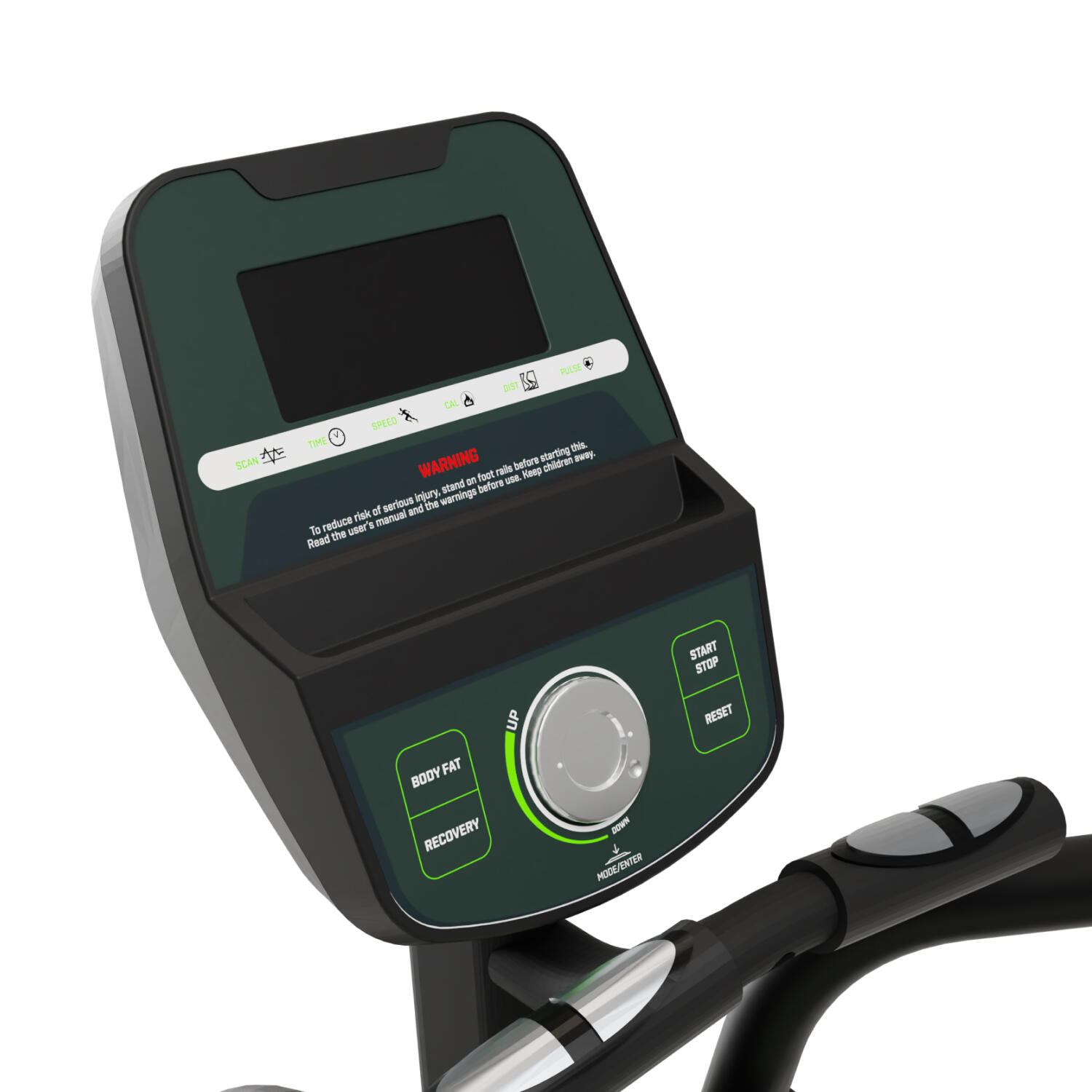 Elektromagnetische semi-professionele elliptische trainer met LED-display, 16kg 5/6