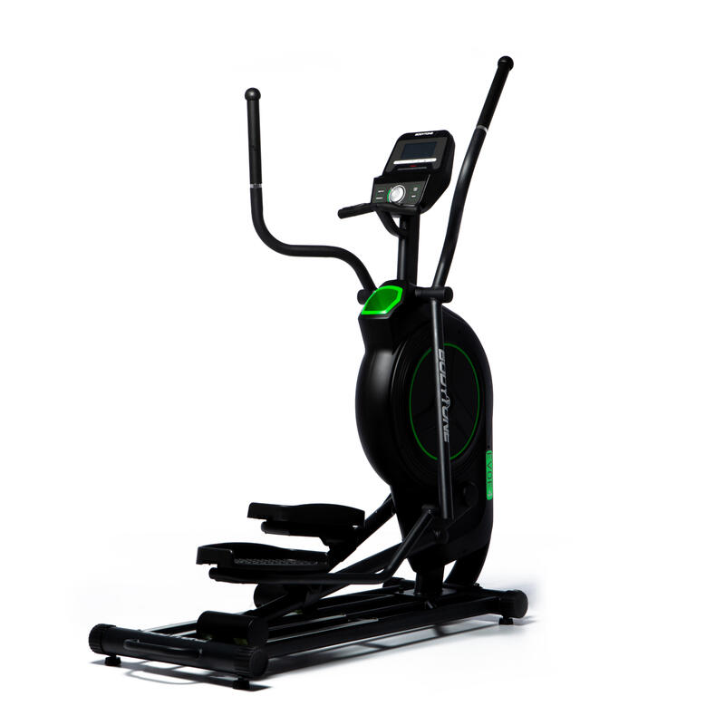 Exerciseur elliptique semi-professionnel électromagnétique avec écran LED, 16kg