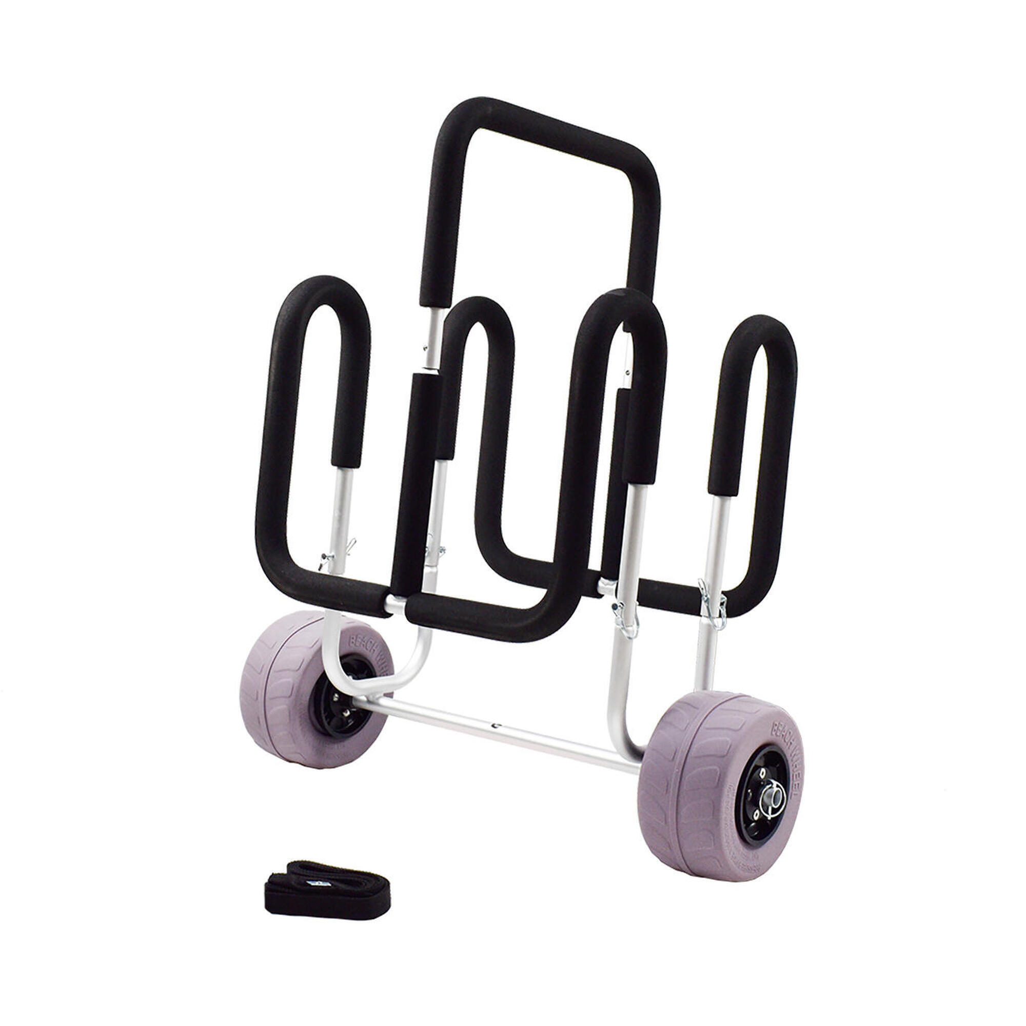 9WS Alu-Trolley 2 Paddle Räder Niederdruck speziell Strand
