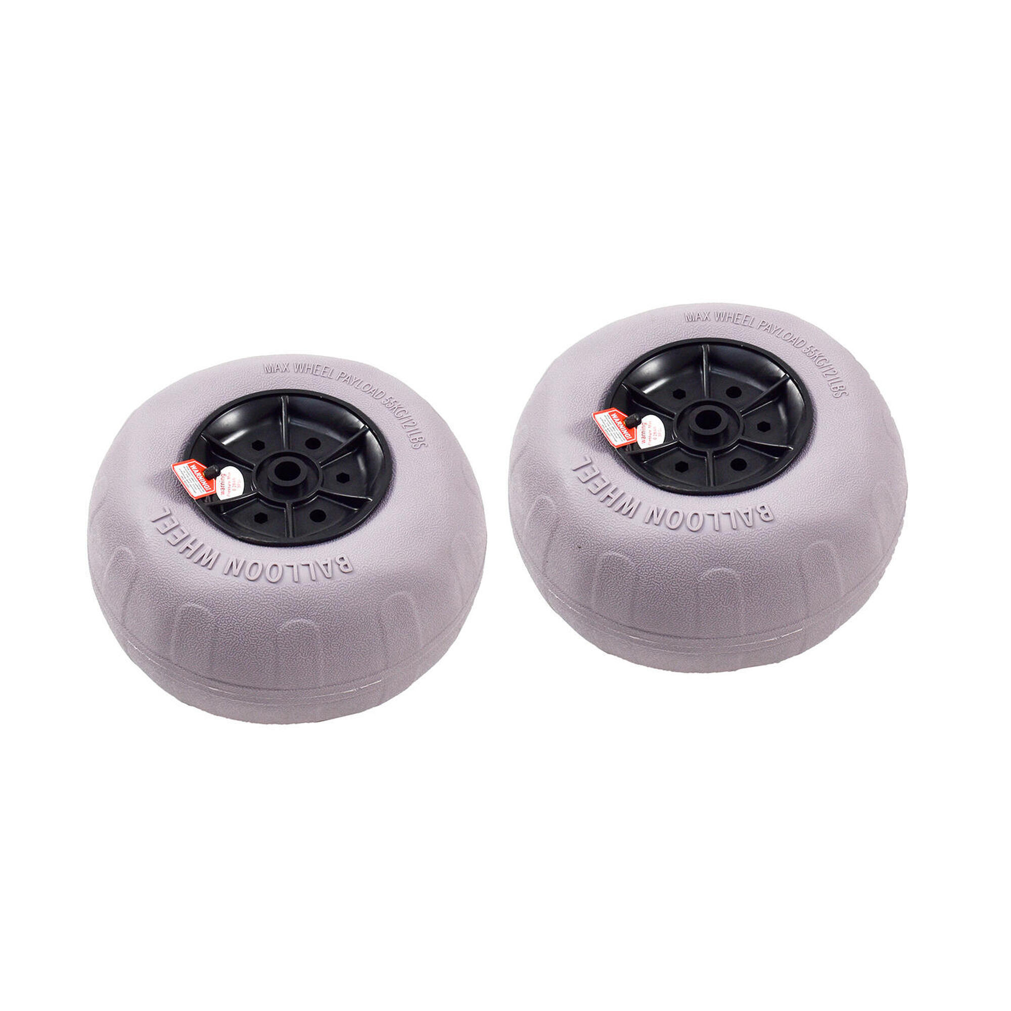 9ws - Roue Gonflable Plage Diam 30cm Largeur 18.5 Cm - Chariot Pour Kayak - Gris - No Size - Decathlon