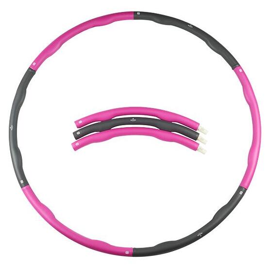 Fitnessreifen - Hula Hoop Reifen - Gymnastikreifen 1,2 kg - Lila/Grau