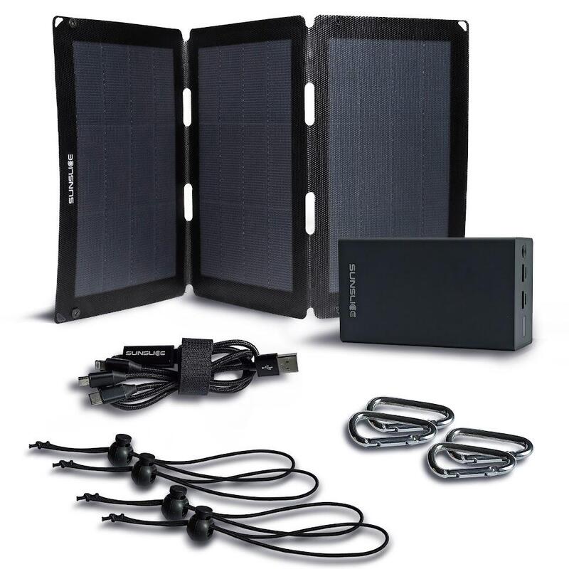 Pack energético nómada | Panel solar de 24 W con batería de 148 Wh