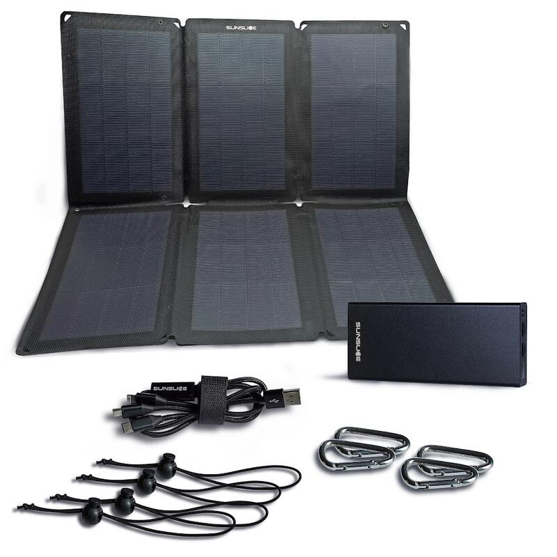 Pack energético nómada | Panel solar de 48 W con batería de 99,9 Wh