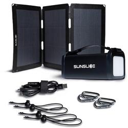 Pack energie nomade | Panneau solaire 24W avec Batterie 144Wh