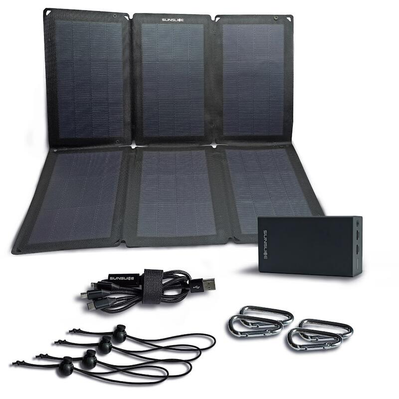 Pack energie nomade | Panneau solaire 48W avec Batterie 148Wh