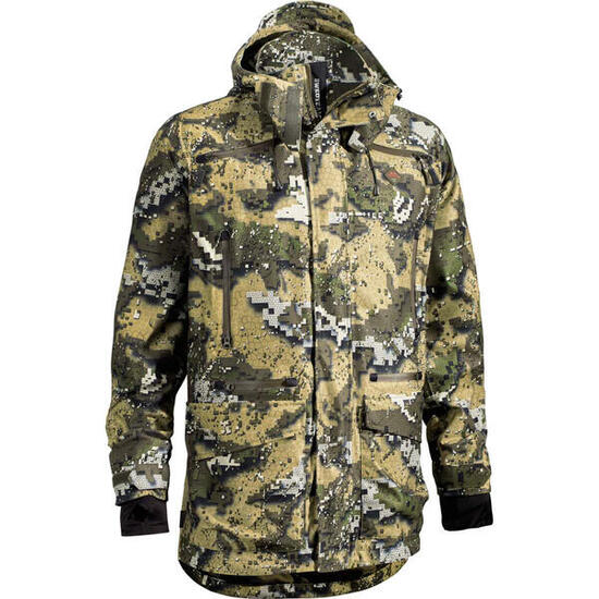 Veste longue de chasse pour homme, Ridge Pro Thermo Classic M Desolve Veil