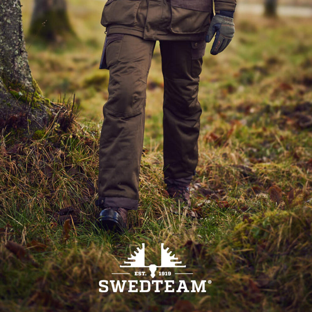 SwedTeam Crest Booster M Classic Trousers - Olive Green C62 3/4