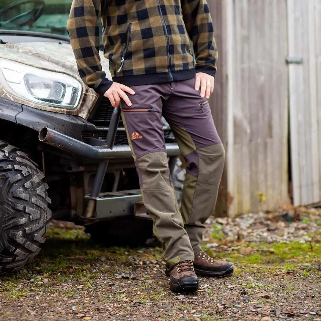 Pantalon de chasse pour homme Swedteam Lynx XTRM vert anti-insectes 2/4