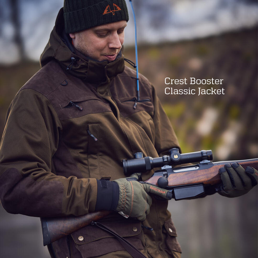 SwedTeam Crest Booster M Classic Jacket - Olive Green C52 Green 3/6