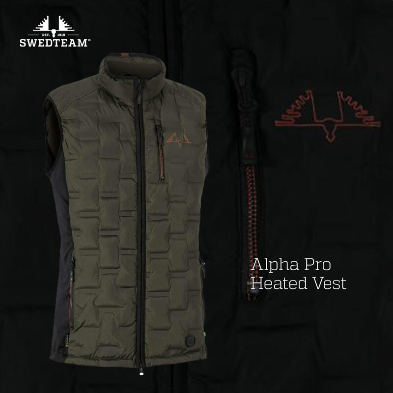 Chaleco De Caza Calefactable de Plumón Para Hombre, Alpha Pro M Heat Vest,  iWarm