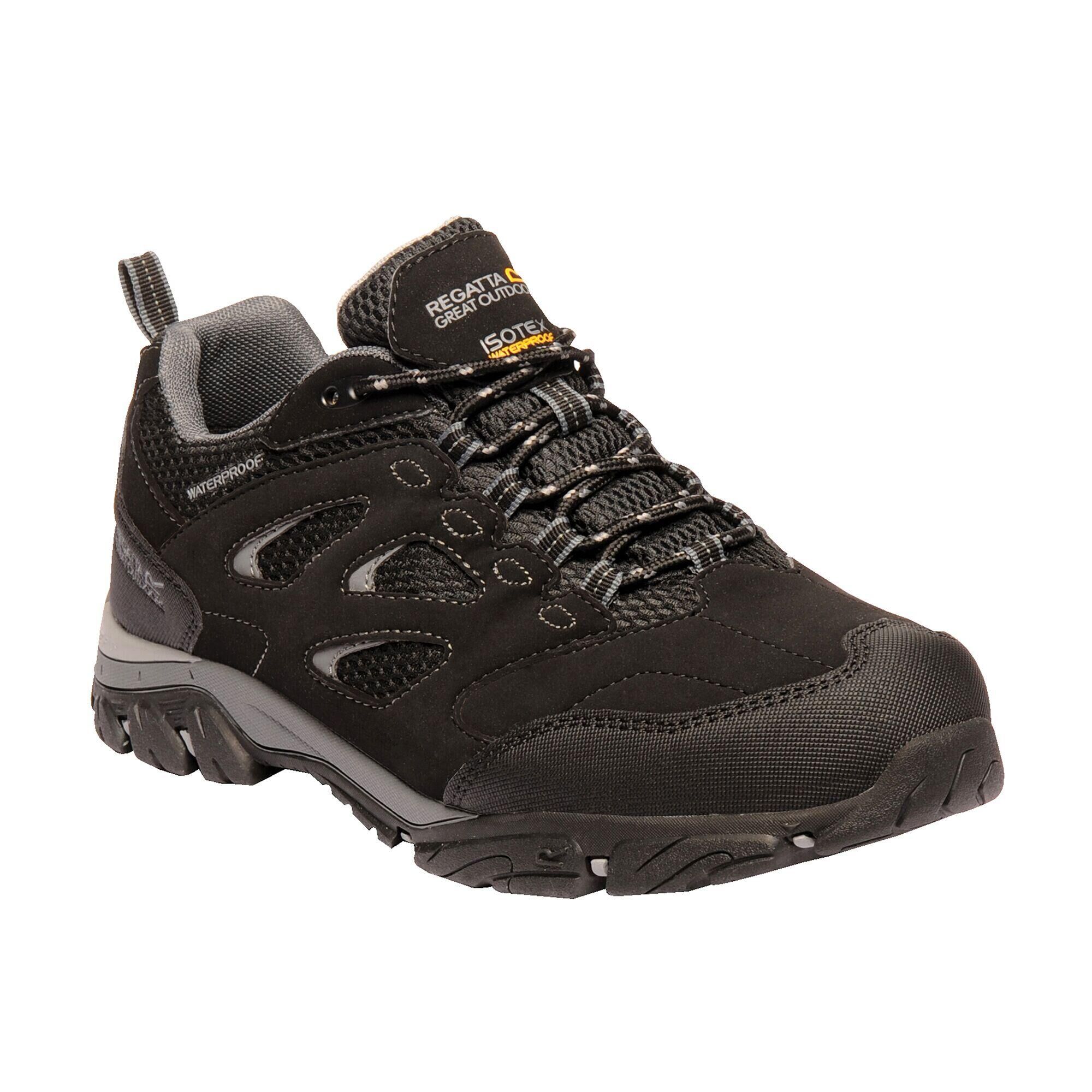 REGATTA Holcombe IEP Low Men's Hiking Boots - Black Granite