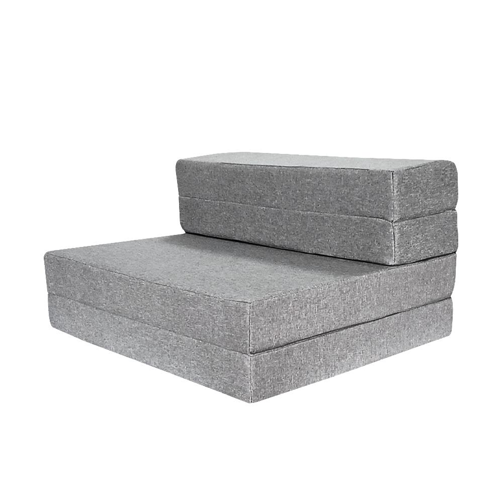 Folding Sofa Bed and Mattress (90x190x11 cm)