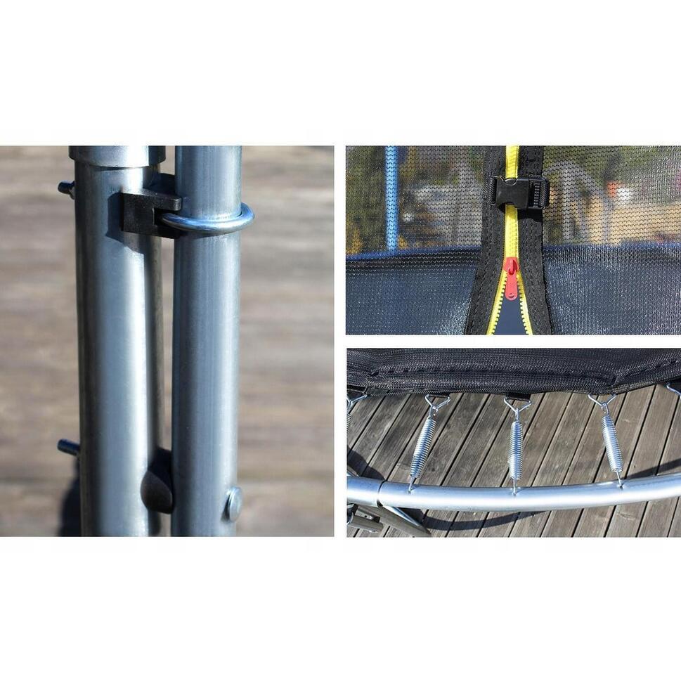 Trampolina ogrodowa z siatką wewnętrzną 8 FT 252 cm Explay Corciano
