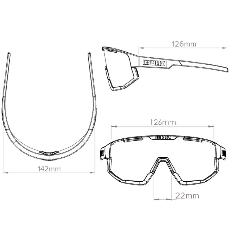 BLIZ Bliz Fahrradbrille Fusion 3/5