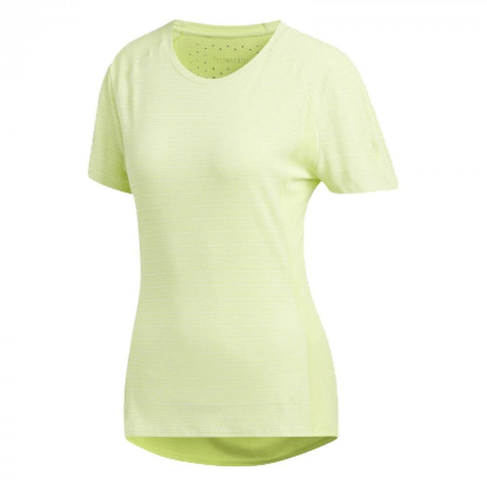 Maglia a Maniche Corte Donna Adidas FR SN 37C SS W CG1084 Giallo 1/4