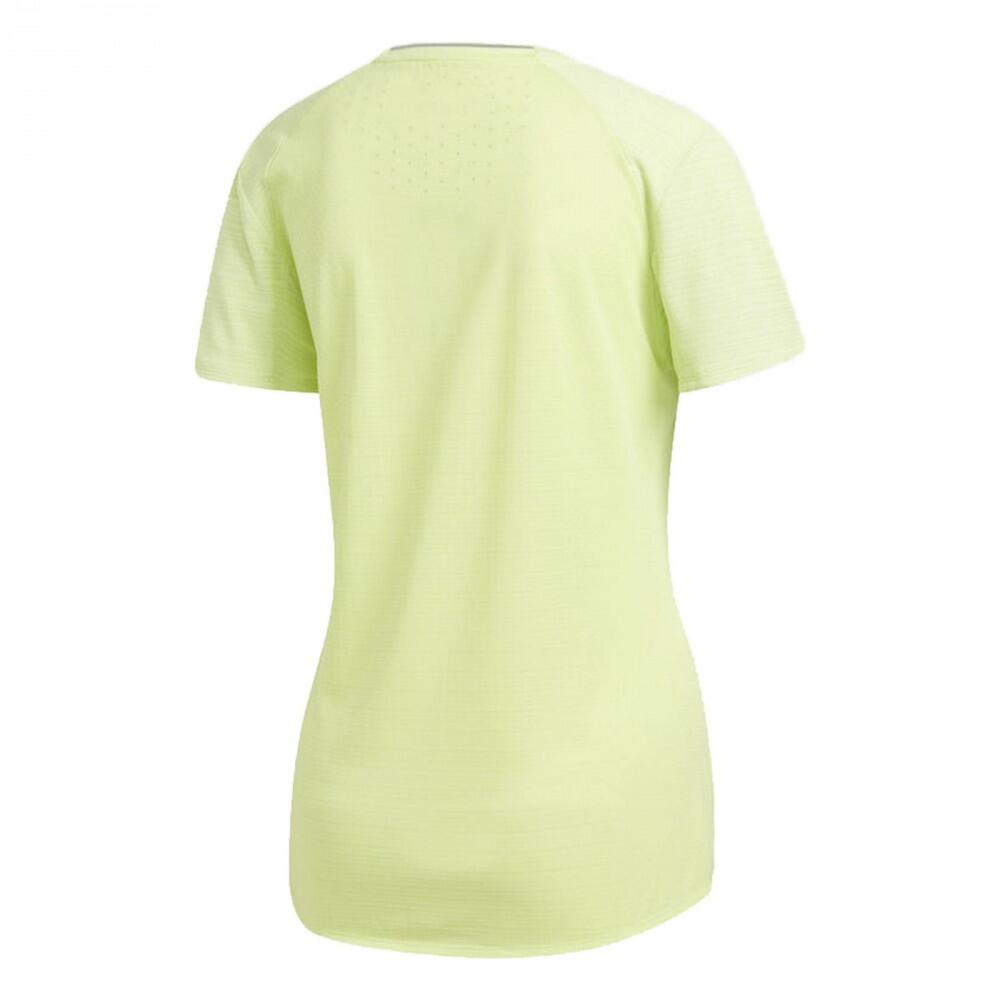 Maglia a Maniche Corte Donna Adidas FR SN 37C SS W CG1084 Giallo 2/4