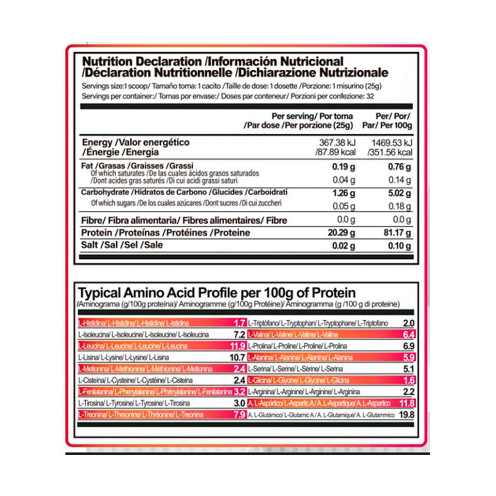 Proteína de suero Life Pro Clear Isolate Zero 800g 3/4