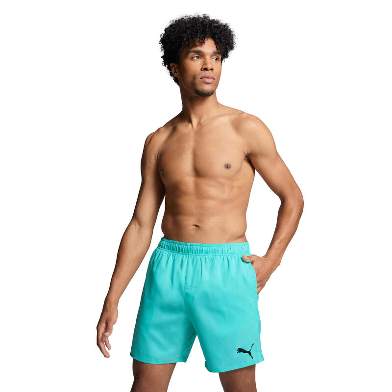 Puma Zwembroek Heren Mid Shorts Electric Mint