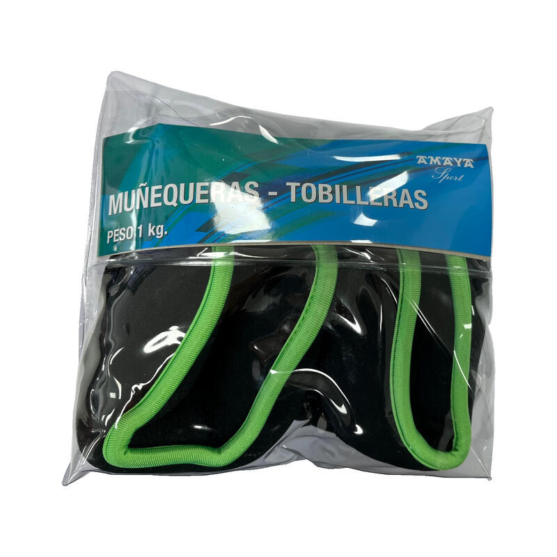 Verde analizar esponja Pack Lastres Pesas para Tobillos o Muñecas 2 x 1kg VIMAS SPORT | Decathlon