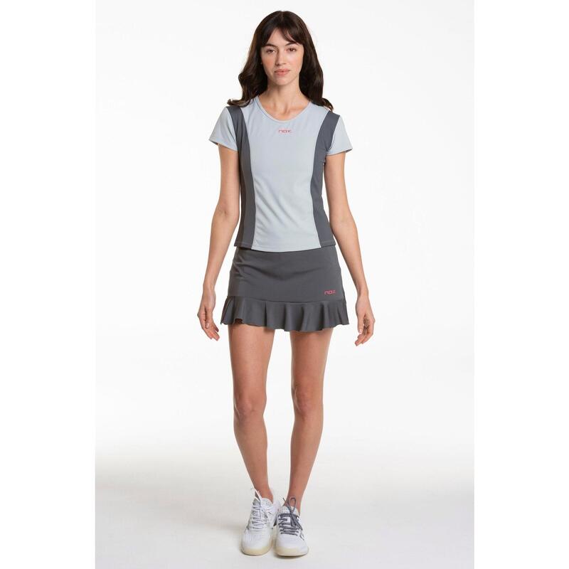 Falda Pádel Mujer PRO - REGULAR dark grey Nox