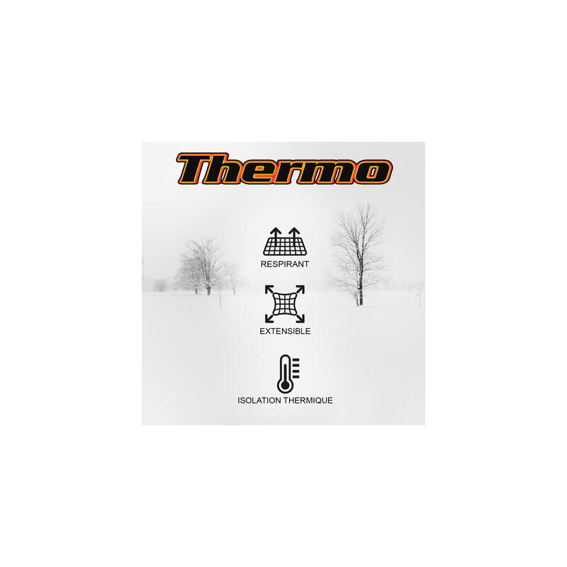 Thermo-T-Shirt mit kurzen Ärmeln und V-Ausschnitt Thermo