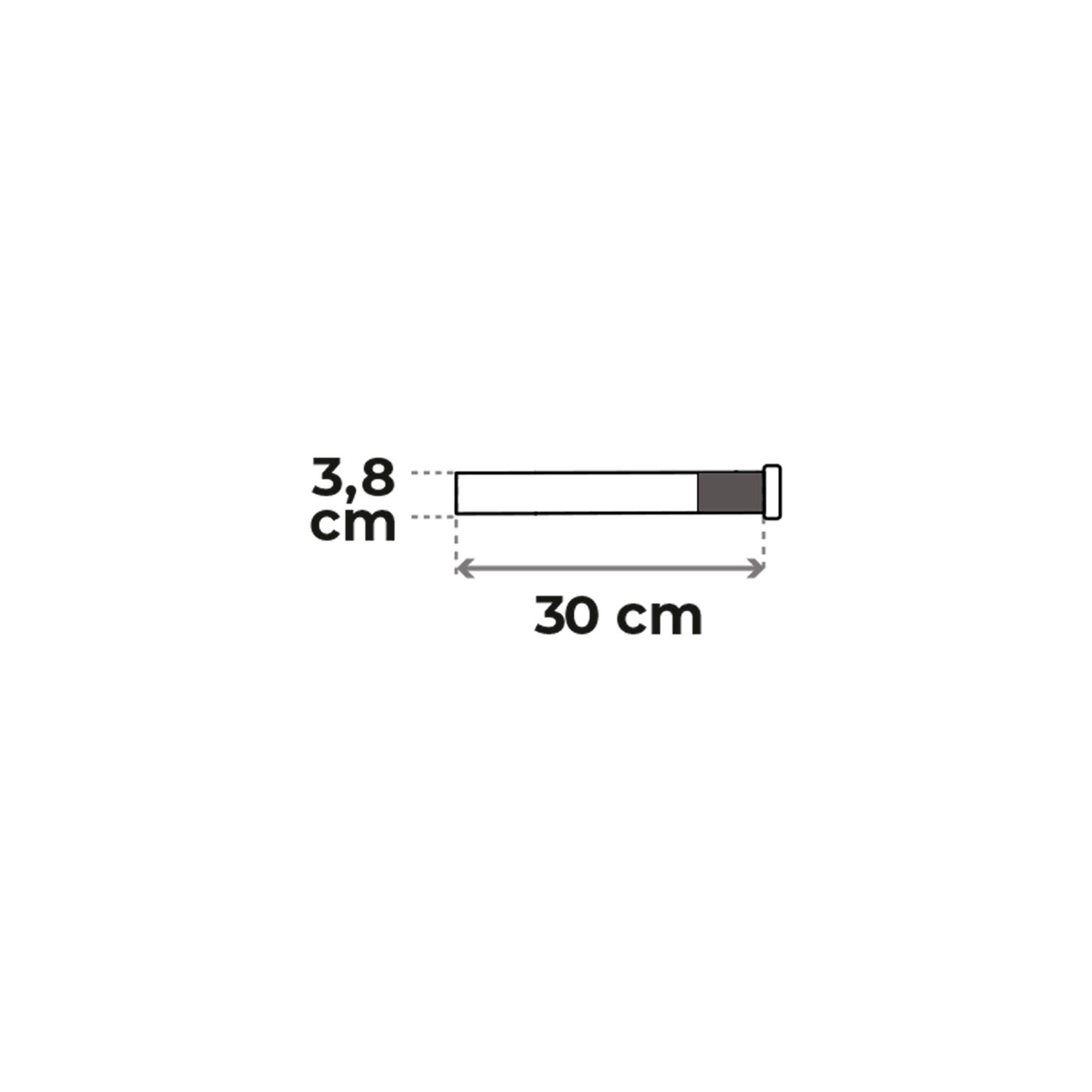 Suporte ajustável de 31 cm para bicicleta com quadro inclinado Inclui parafusos 5/5
