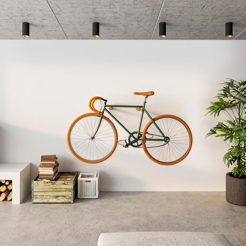 Suporte ajustável de 31 cm para bicicleta com quadro inclinado Inclui parafusos