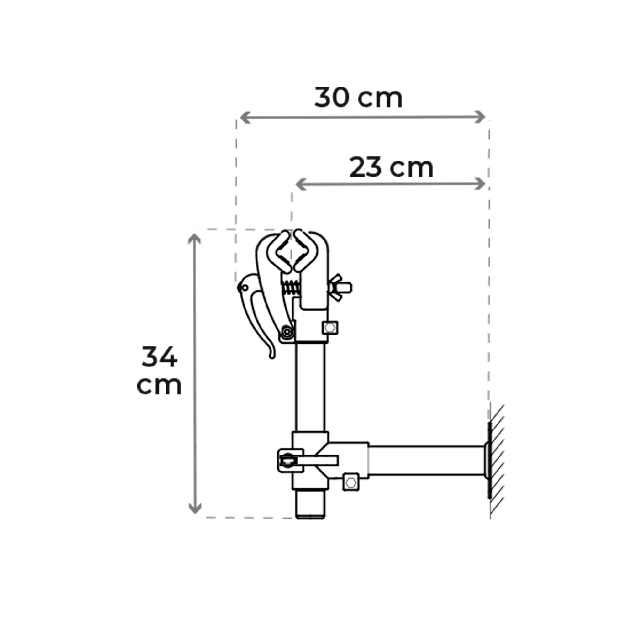 Soporte de bicicleta para taller con varias posiciones Incluye tornillos 5/5