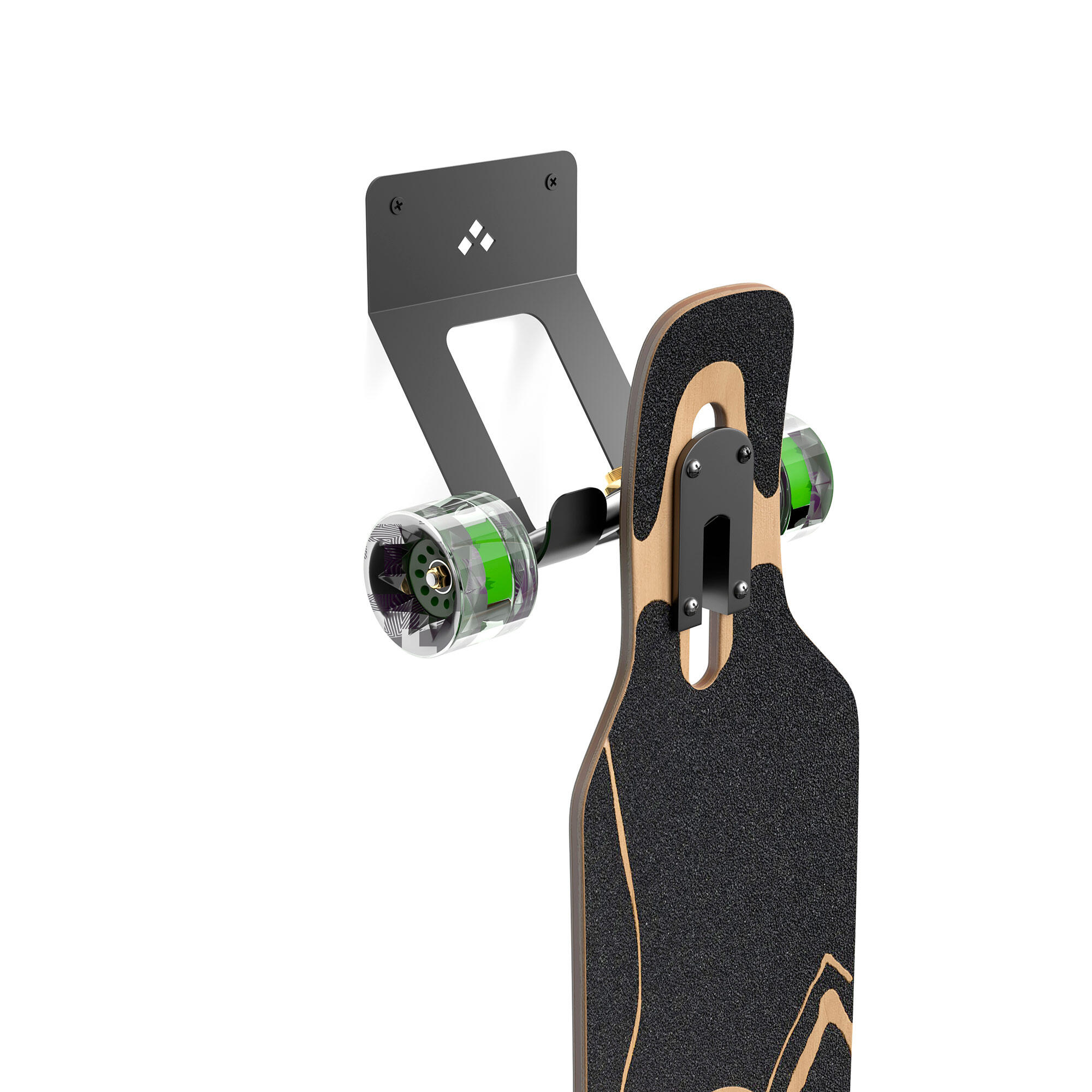 Soporte de pared para Patinete con protector para manillar y pared y tornillos 3/7
