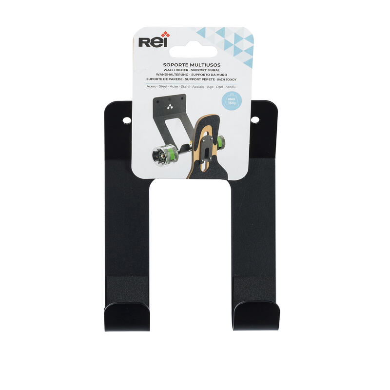 Soporte de pared para scooter con protector para manillar y pared y tornillos