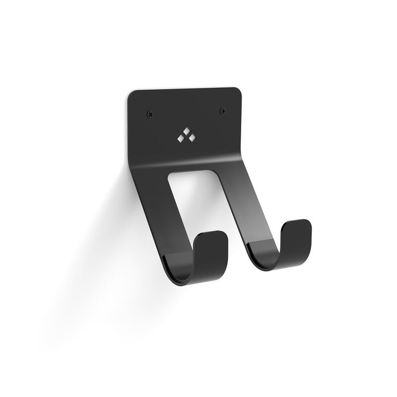 Soporte de pared para scooter con protector para manillar y pared y tornillos