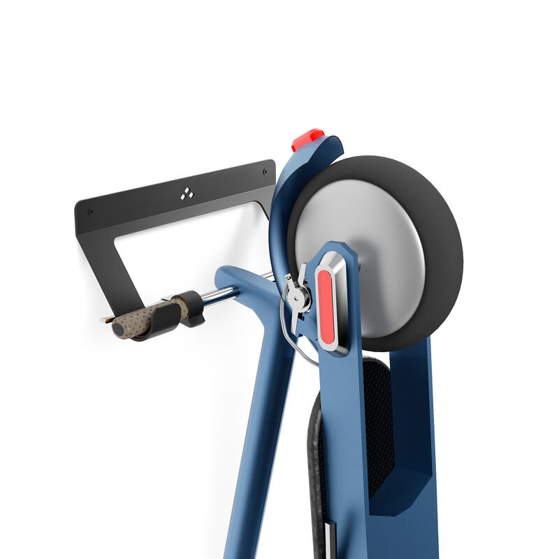 Soporte de pared para scooter eléctrico con protector para manillar y pared
