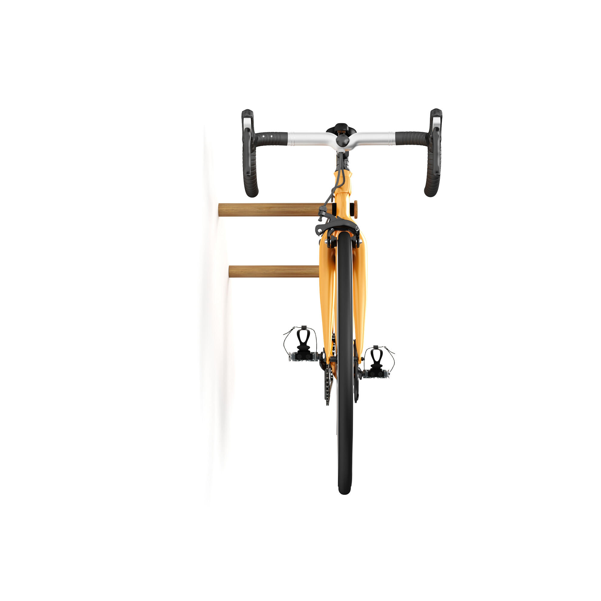 Soporte fijo para bicicleta con marco recto Incluye tornillos Fácil instalación 4/5