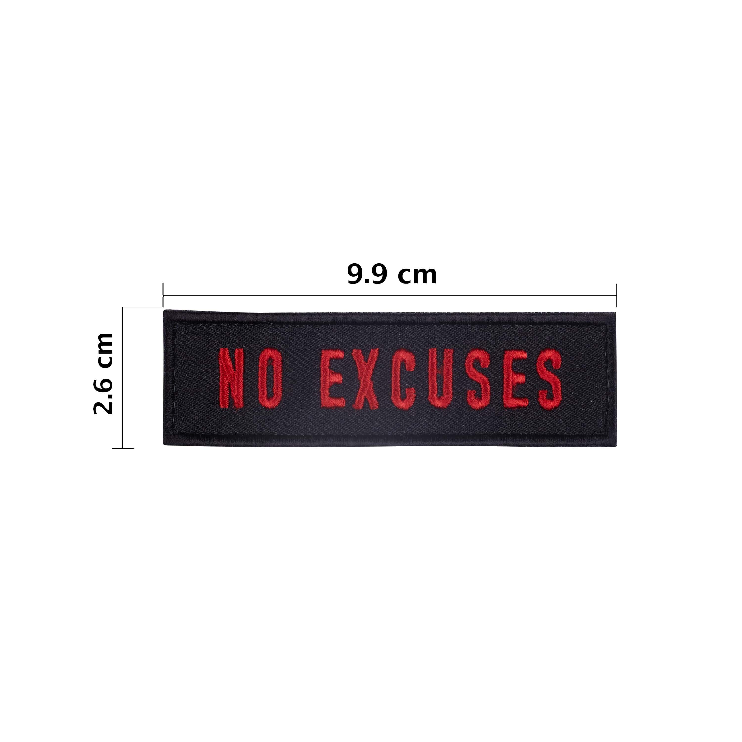 Patch de Velcro No Excuses Elitex Training 4/4
