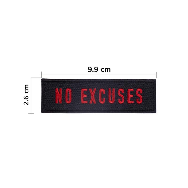 Parche de Velcro No Excuses Elitex Training