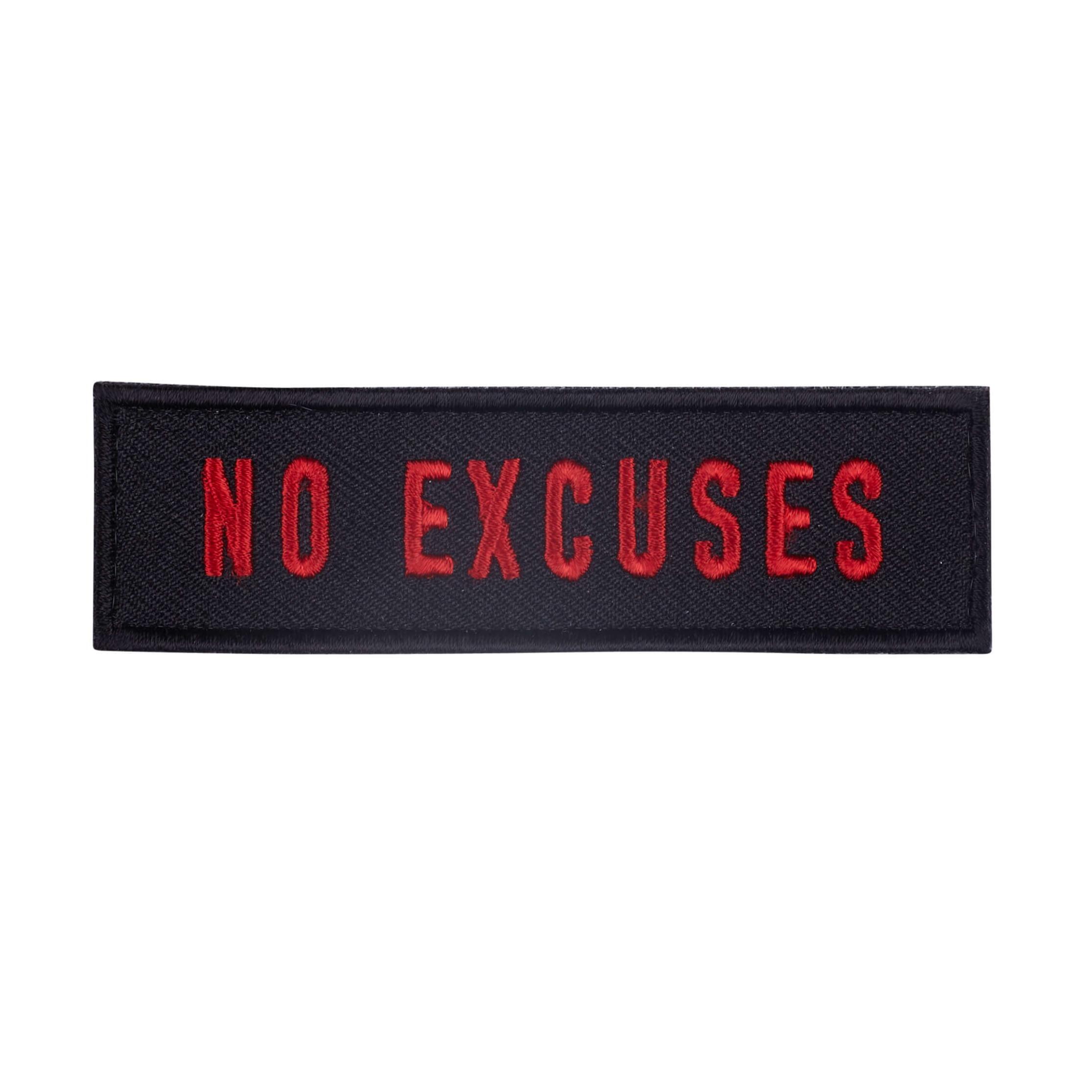 ELITEX TRAINING Velcro nášivka No Excuses