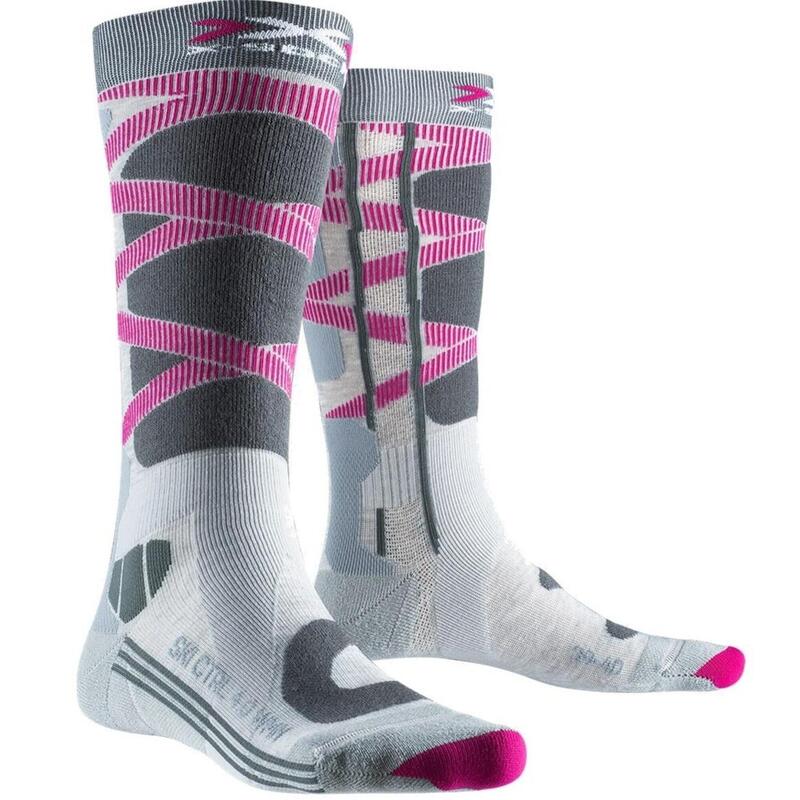 X-Socks Damen Skistrümpfe Ski Control 4.0 grau