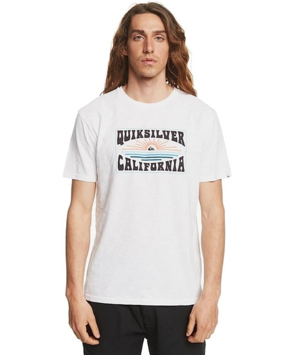QUIKSILVER Maglietta Uomo Quiksilver Californiadream M Bianco