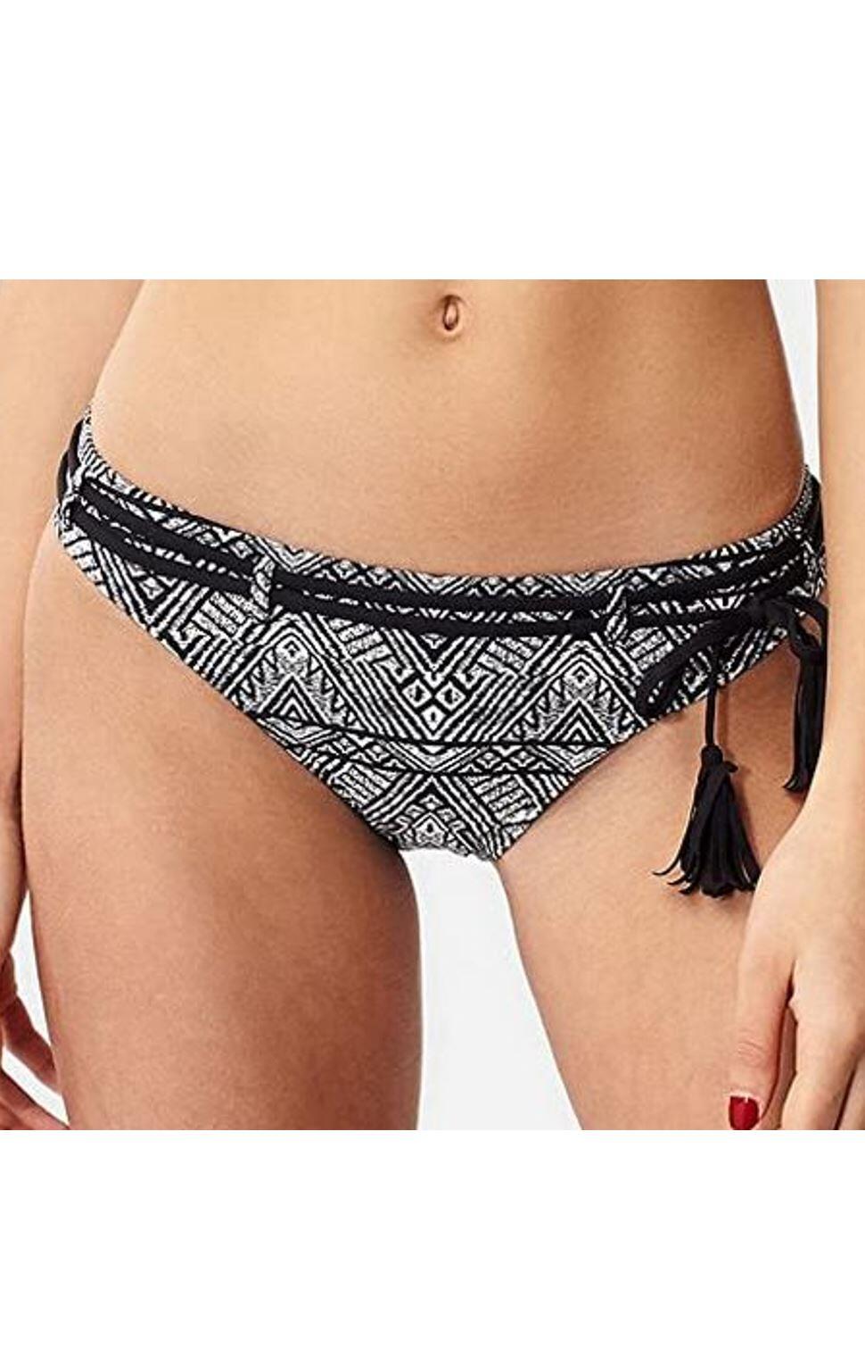 O´neill Bikini Hose Hip fit Belted schwarz /weiß 3/3