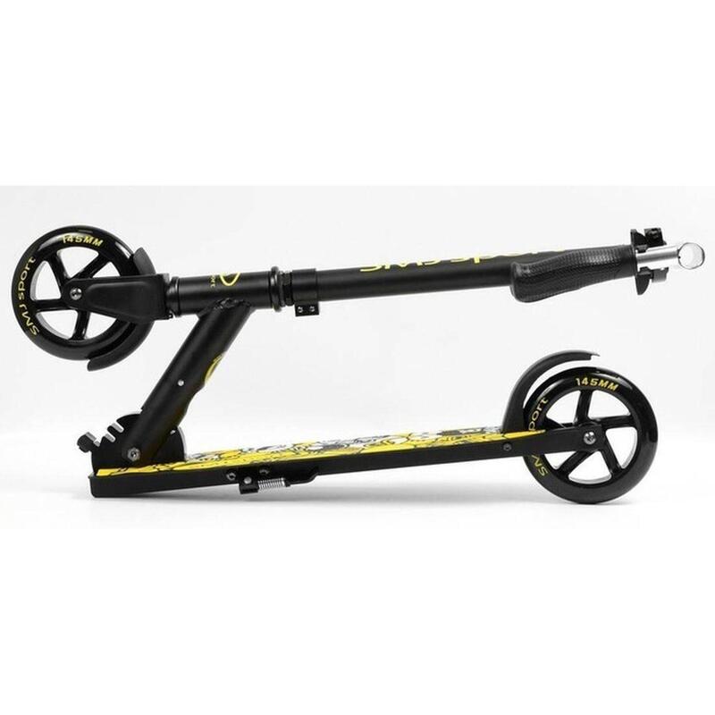 Patinete scooter niño aluminio SMJ NL-500-145, amarillo