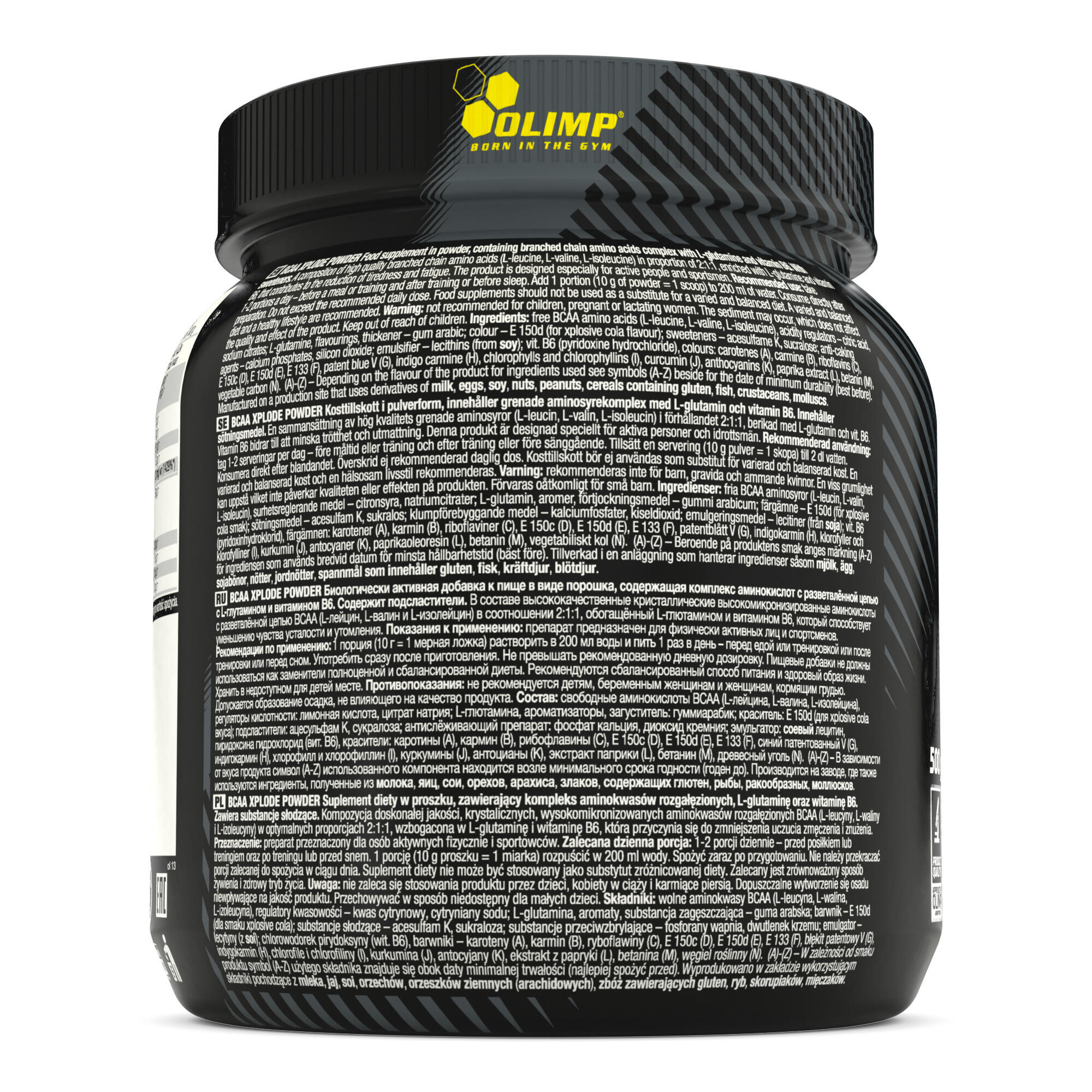 BCAA Xplode - Fruit Punch - 500 gram (50 doseringen) 3/3