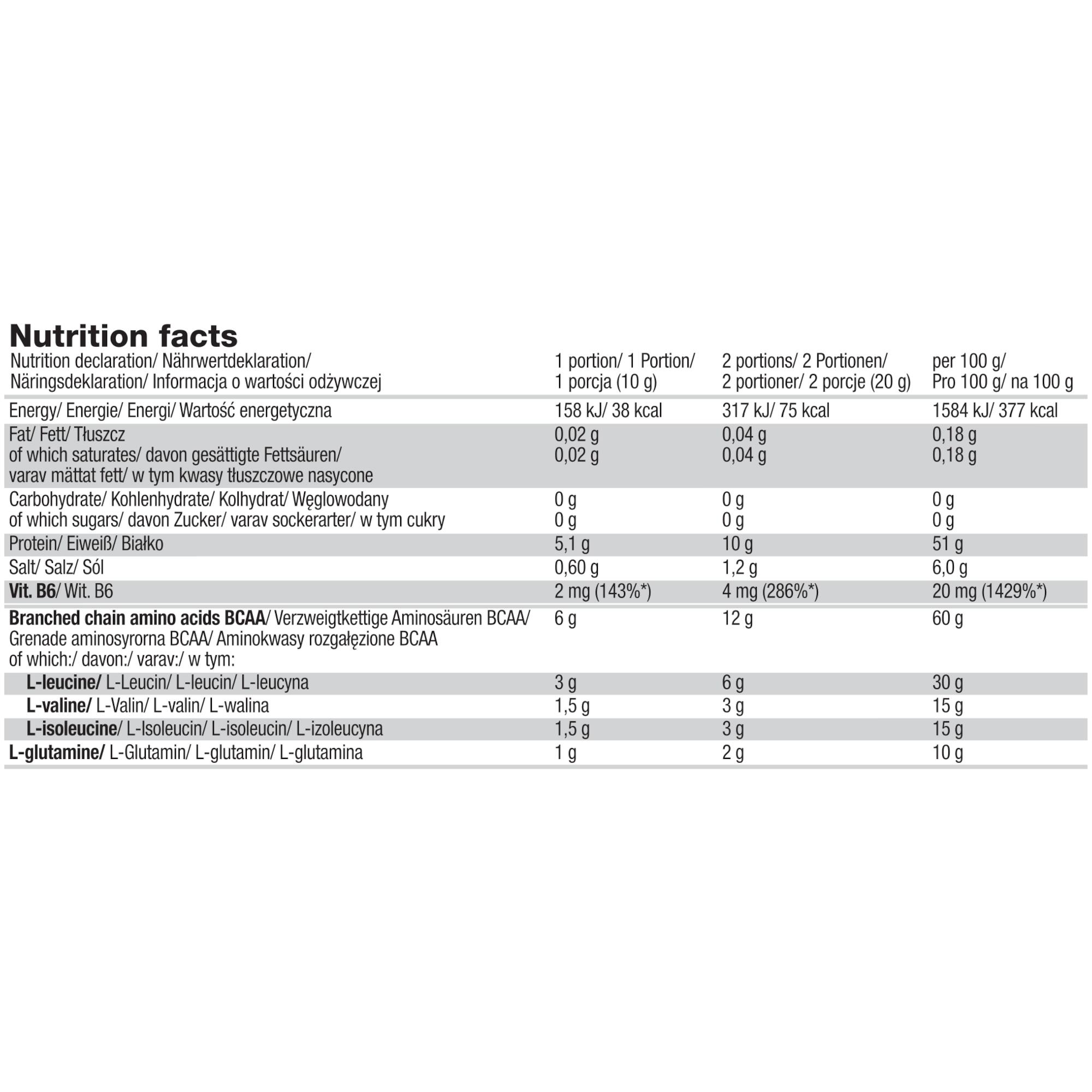BCAA Xplode - Orange - 500 gram (50 doseringen) 4/4