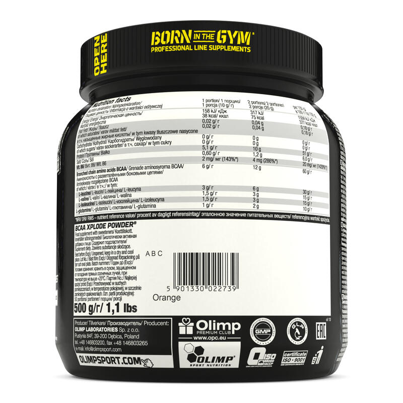 BCAA XPLODE OLIMP 500 g Cola