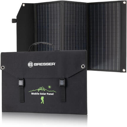 Chargeur solaire portable 90 Watt avec port USB et connecteur d’alimentation