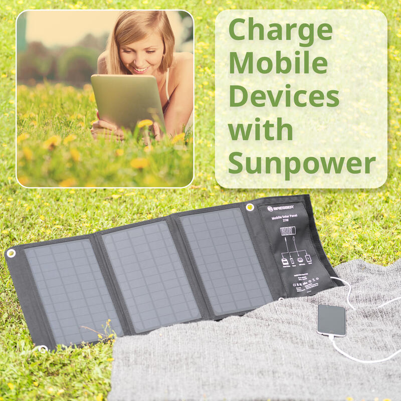 KIT Batterie externe portable 1200 W + Panneau solaire 120 W  Bresser,Camping & Travelling