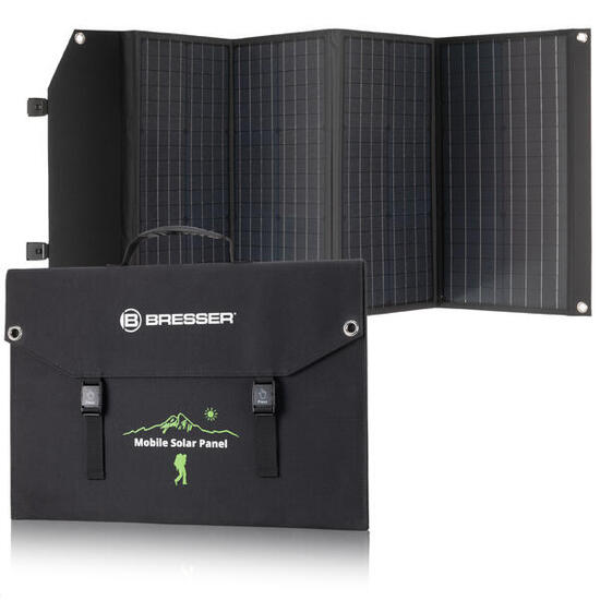 Chargeur solaire portable 120 Watt avec port USB et connecteur d’alimentation